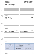 7 hole planning system refill