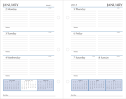 3 Hole Organizer Pages