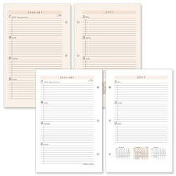 3 Hole or 7 hole Organizer Planner Refills